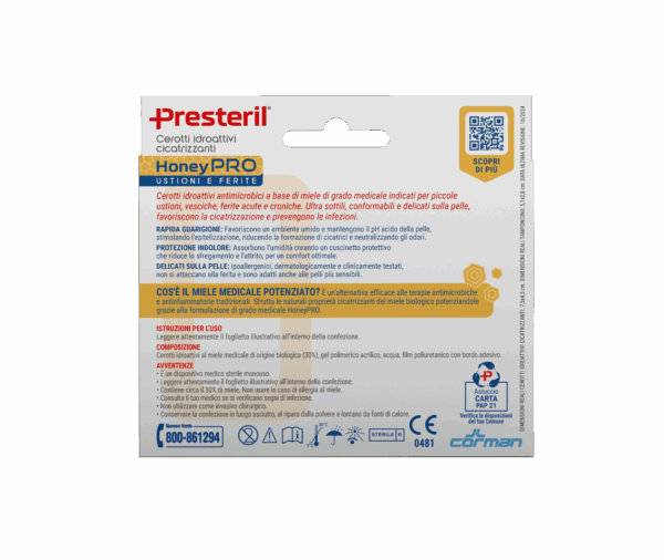 Cerotti idroattivi cicatrizzanti HoneyPRO - immagine 2